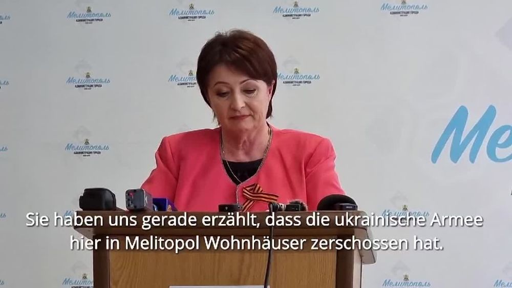 Brgermeisterin von Melitopol richtet sich im Gesprch mit Alina Lipp an Deutschland -