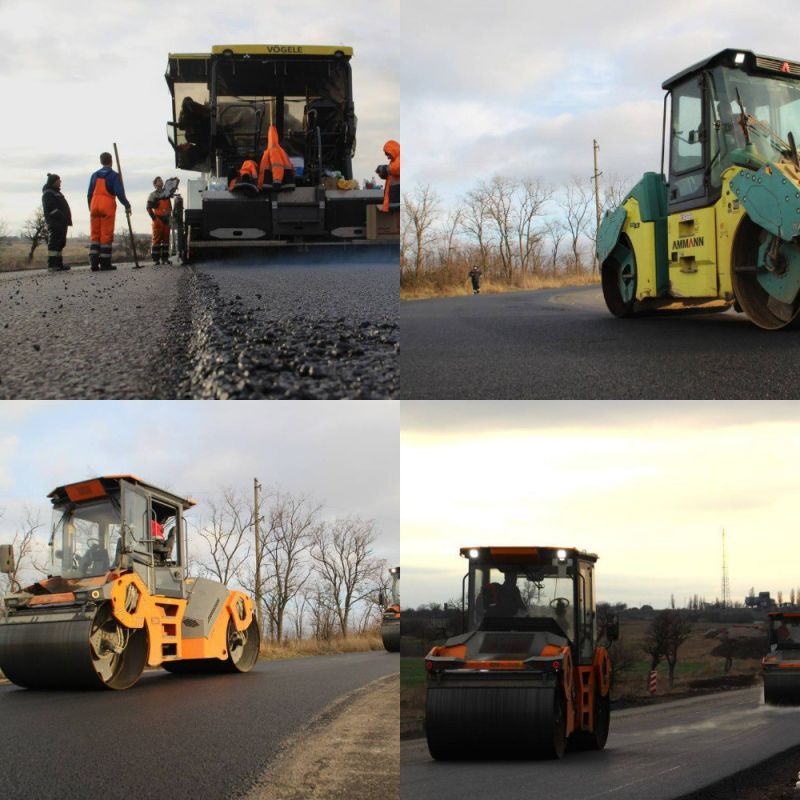 На участке автодороги «Каменка – М14» уложено 18 км выравнивающего слоя