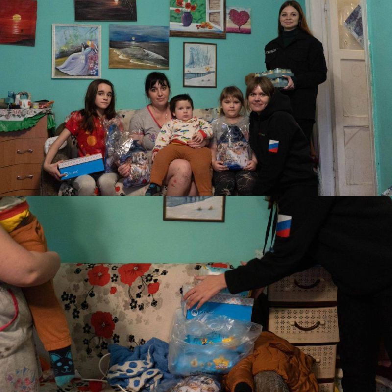 Волонтеры доставили гуманитарную помощь жителям Полог