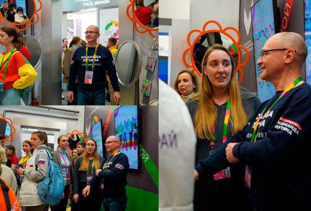 Стенд нашего региона на ВФМ посетил Сергей Кириенко