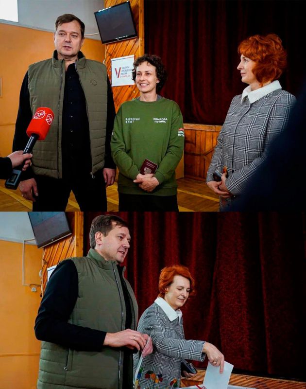 Евгений Балицкий проголосовал на выборах Президента РФ