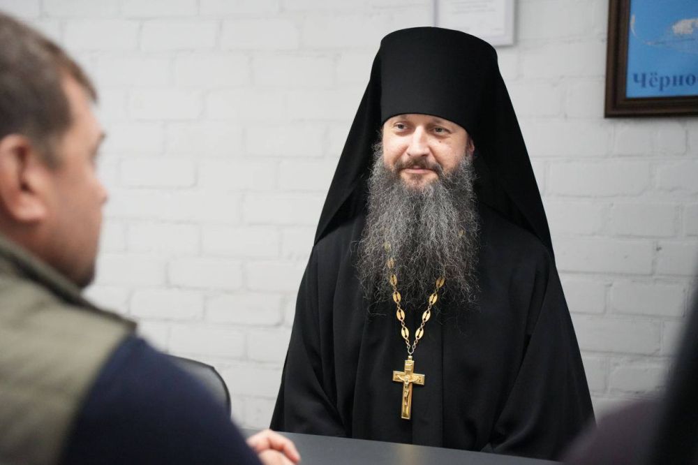 Евгений Балицкий: Провели рабочую встречу с Преосвященным епископом Бердянским и Приморским Феодором (Александром Белковым)