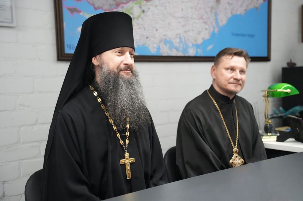 Евгений Балицкий: Провели рабочую встречу с Преосвященным епископом Бердянским и Приморским Феодором (Александром Белковым)