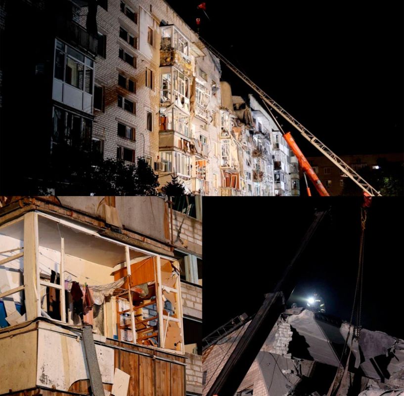 Количество пострадавших в результате удара ВСУ по Токмаку увеличилось до четырех, под завалами может оставаться еще один человек