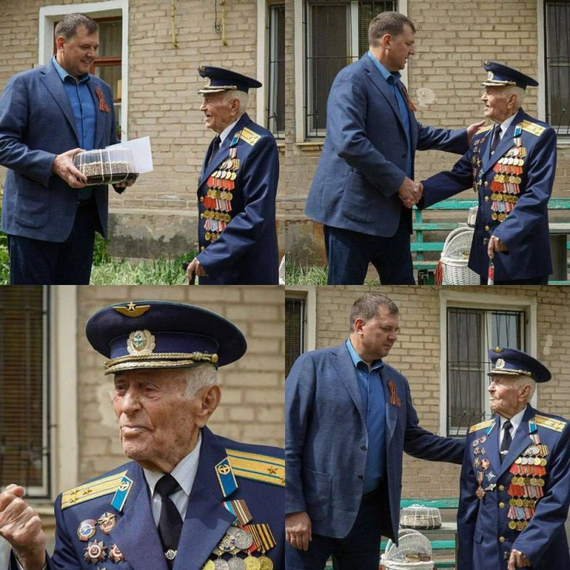 Евгений Балицкий навестил летчика-ветерана Великой Отечественной войны