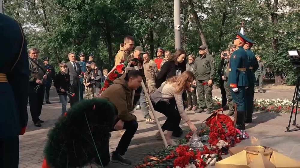 Сергей Золотарёв: В 79-ю годовщину Победы советского народа в Великой Отечественной войне мелитопольский танк Т-70 прошел своим ходом по центральной улице города