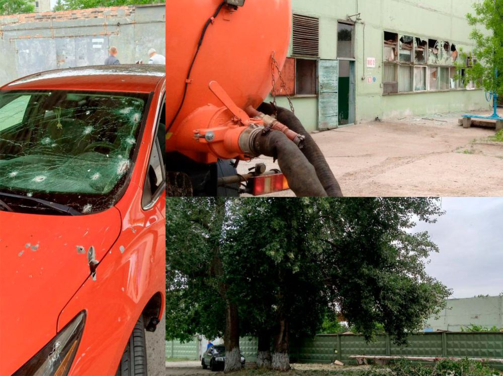 Сотрудники коммунальных служб Энергодара, раненые в ходе артобстрела со стороны ВСУ, доставлены в медучреждение