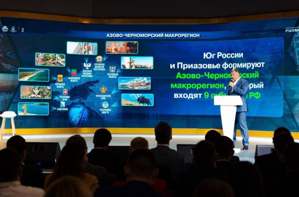 Губернатор Евгений Балицкий обсудил развитие Азово-Черноморского макрорегиона и Запорожской области на пленарной сессии в Москве