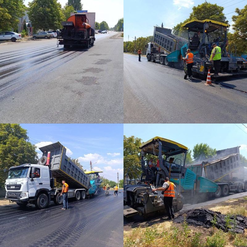 В нескольких районах Запорожской области специалисты восстанавливают автомобильные дороги — работы уже идут в шести городах и селах
