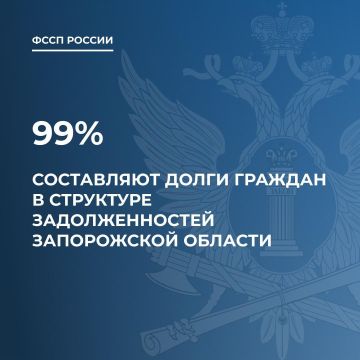 В Запорожской области около 99% всех задолженностей приходится на долги, взыскиваемые с граждан