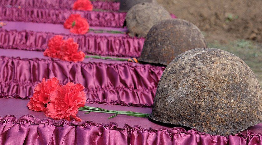 Сотрудники СК РФ обнаружили в Запорожской области останки бойцов Красной армии