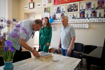 Встреча сотрудников ЦСП Запорожской области с представителями общества ветеранов ВОВ