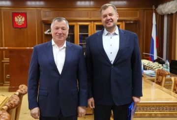 Марат Хуснуллин: Провёл встречу с Губернатором Запорожской области Евгением Витальевичем Балицким