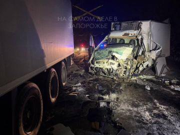 Смертельная авария под Джанкоем: столкнулись два грузовика