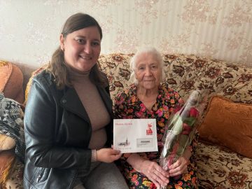 Столетний юбилей отмечает труженица тыла и жительница Мелитополя Любовь Ивановна Андрющенко