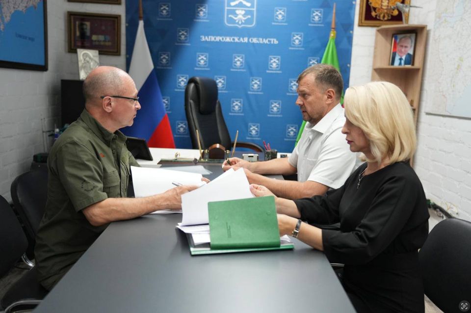 Рабочая встреча в Запорожской области