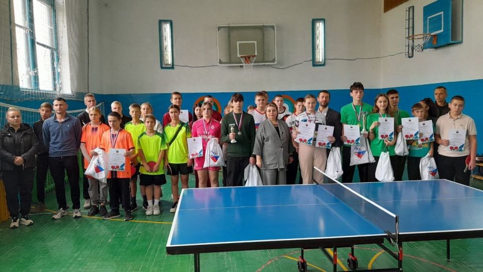 В Запорожской области прошел антитеррористический турнир по настольному теннису