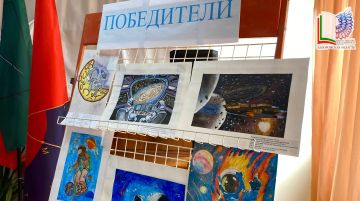 В ГБУ ОО ЗО "Средняя общеобразовательная школа № 9 имени Героя Советского Союза Гагарина Юрия Алексеевича" г. Мелитополь состоялось торжественное награждение победителей регионального конкурса рисунков «Герои космоса»