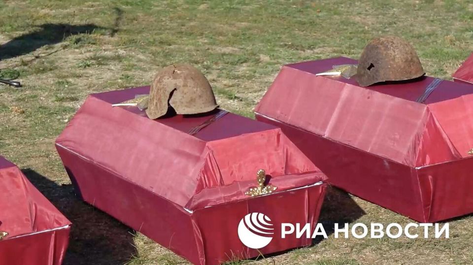 В Мелитополе перезахоронили останки солдат Великой Отечественной войны