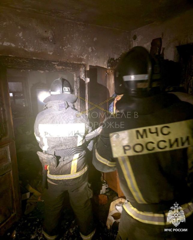 Трое детей пострадали при пожаре в Мелитополе