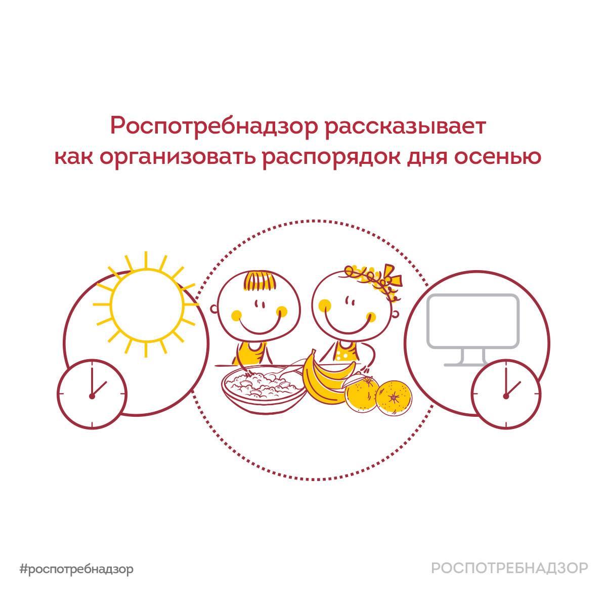 Как организовать распорядок дня осенью