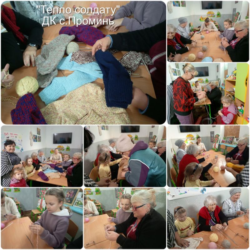 Тепло, связанное заботой: мастер-класс «Тепло солдату!»
