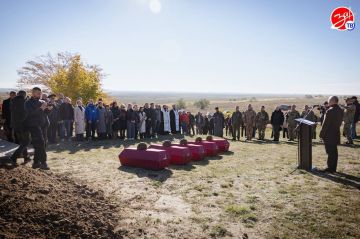 Сотрудники следственного управления СК России по Запорожской области приняли участие в церемонии перезахоронения останков воинов Великой Отечественной войны