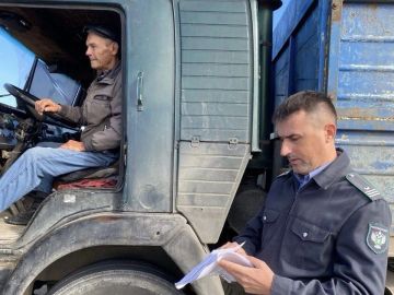 В Запорожской области выявлена незаконная перевозка 38 тонн пшеницы