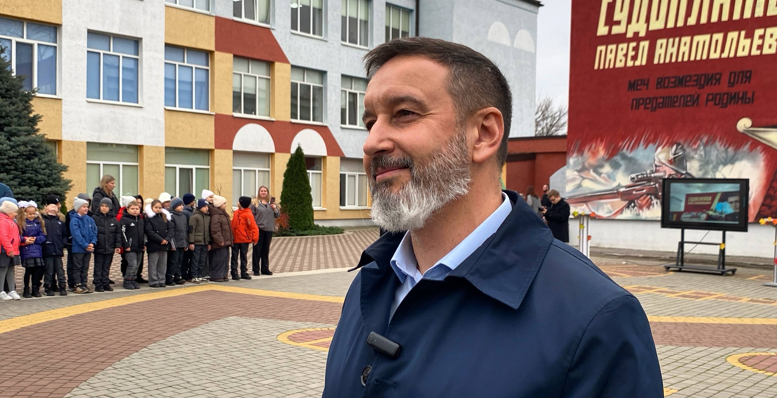 В Мелитополе открыли мурал в честь легендарного разведчика Павла Судоплатова