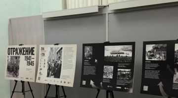 В Мелитополе открыли выставку «Отражение: 1941–1945», посвященную памяти героев Великой Отечественной войны и работе фронтовых корреспондентов