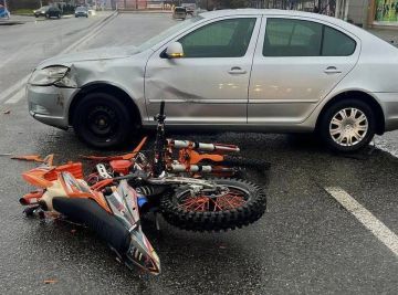 В Мелитополе подросток на мотоцикле пострадал в ДТП