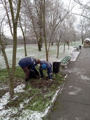 В Константиновке провели уборку парков и общественных территорий