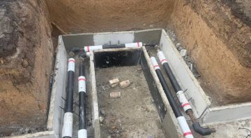 В Астраханке приступили к прокладке труб к новой котельной