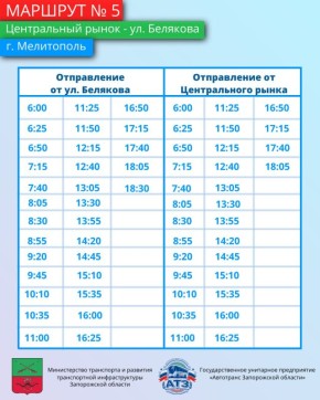 Знакомимся с маршрутами!. Минтранс Запорожской области продолжает информировать жителей о работе общественного транспорта