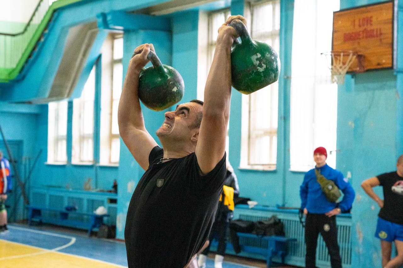 В Мелитополе состоялось лично-командное первенство по гиревому спорту в рамках Спартакиады среди органов правоохранительной деятельности Российской Федерации по Запорожской области