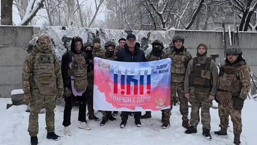 С Новым годом от бойцов с передовой!