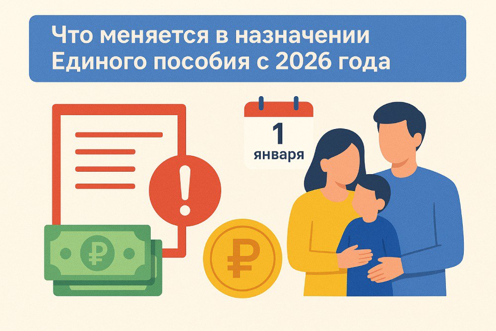 Изменились условия назначения единого пособия