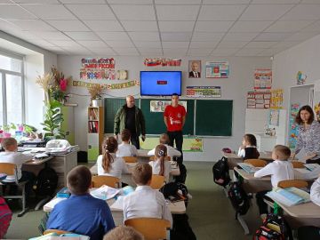 Урок ПДД прошёл для школьников в Мелитополе