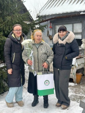 Молодежный совет ТФОМС Запорожской области оказал поддержку жительнице блокадного Ленинграда