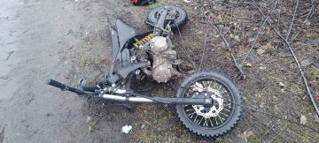 12-летний водитель питбайка пострадал в ДТП в Мелитополе