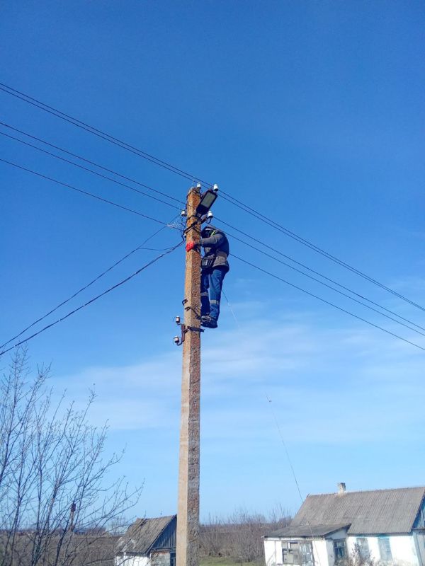 В селе Первомайское восстановлено уличное освещение