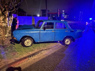 Не справился с управлением угнанным автомобилем