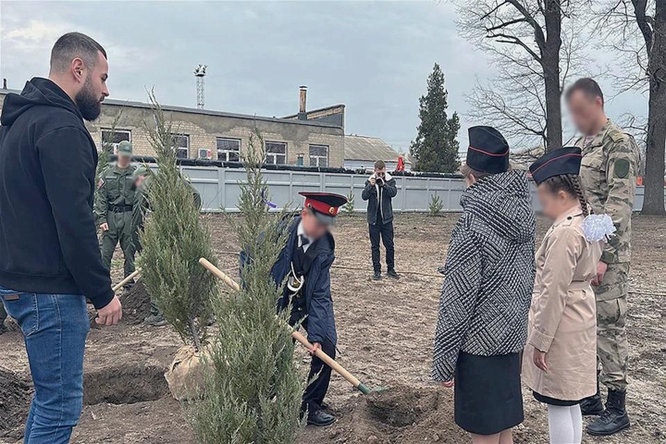 Аллею Росгвардии заложили в Запорожской области
