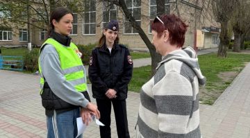 В Мелитополе юные инспекторы провели акцию «Видимый пешеход — сохраненная жизнь»
