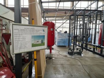 Блочно-модульная котельная для села Проминь Мелитопольского муниципального округа готова на 25%