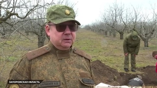 Руководитель СУ СК России по Запорожской области принял участие в раскопках останков бойцов Красной армии