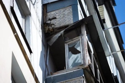 В Мелитополе ликвидируют последствия ночных атак ВСУ