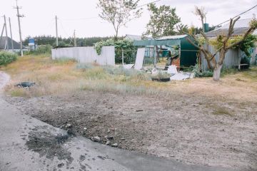 Частные дома оказались повреждены в результате атаки дронов ВСУ на Мелитополь
