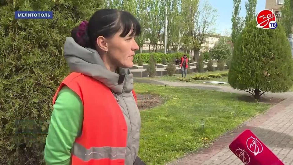 В Мелитополе полным ходом идёт подготовка ко Дню Победы