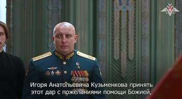 В зону СВО доставили икону Луганской Божией Матери
